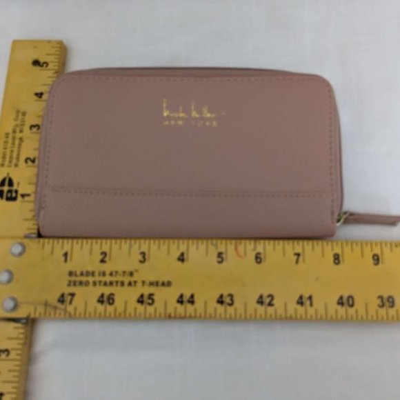 Nicole Miller Handbags - Nicole Miller New York Wallet With Zipper Closure, Pink